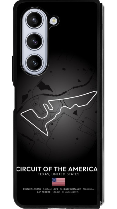 Coque Samsung Galaxy Z Fold5 - Silicone rigide noir F1 Track 2025 United States