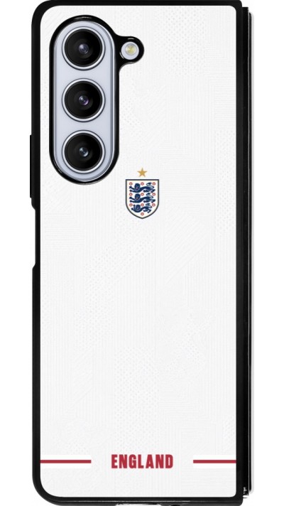 Samsung Galaxy Z Fold5 Case Hülle - Silikon schwarz England 2026 personalisierbares Fussballtrikot