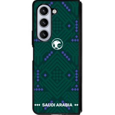 Samsung Galaxy Z Fold5 Case Hülle - Silikon schwarz Saudi Arabien 2026 personalisierbares Fussballtrikot