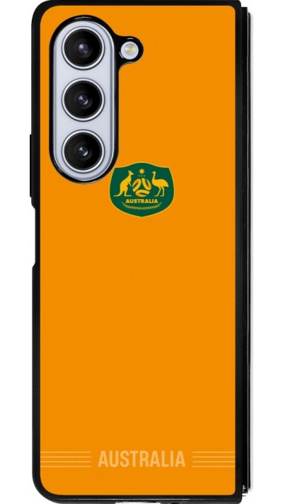 Samsung Galaxy Z Fold5 Case Hülle - Silikon schwarz Australien 2026 personalisierbares Fussballtrikot