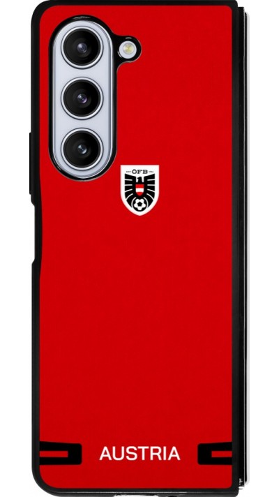 Samsung Galaxy Z Fold5 Case Hülle - Silikon schwarz O?sterreich 2026 personalisierbares Fussballtrikot