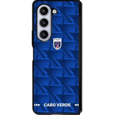 Samsung Galaxy Z Fold5 Case Hülle - Silikon schwarz Kap Verde 2026 personalisierbares Fussballtrikot