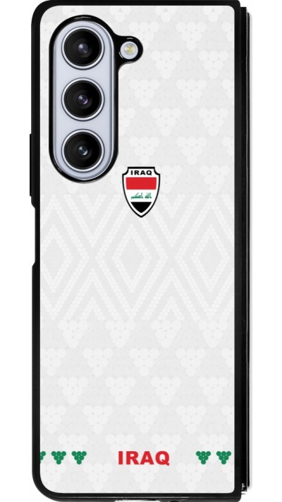 Samsung Galaxy Z Fold5 Case Hülle - Silikon schwarz Irak 2026 personalisierbares Fussballtrikot
