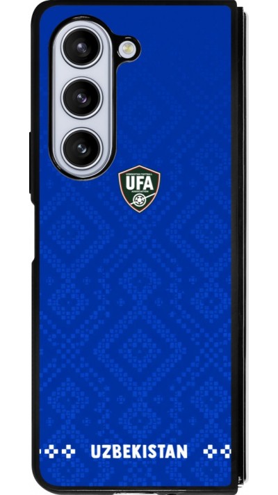 Samsung Galaxy Z Fold5 Case Hülle - Silikon schwarz Usbekistan 2026 personalisierbares Fussballtrikot