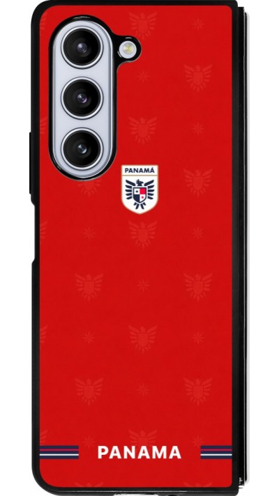 Samsung Galaxy Z Fold5 Case Hülle - Silikon schwarz Panama 2026 personalisierbares Fussballtrikot