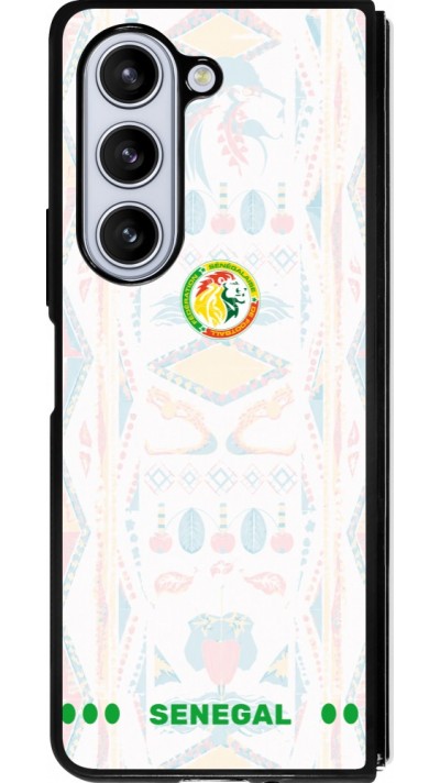 Samsung Galaxy Z Fold5 Case Hülle - Silikon schwarz Senegal 2026 personalisierbares Fussballtrikot