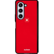 Samsung Galaxy Z Fold5 Case Hülle - Silikon schwarz Schweiz 2026 personalisierbares Fussballtrikot