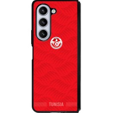 Samsung Galaxy Z Fold5 Case Hülle - Silikon schwarz Tunesien 2026 personalisierbares Fussballtrikot