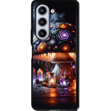 Samsung Galaxy Z Fold5 Case Hülle - Silikon schwarz Halloween Zaubertrank Magie