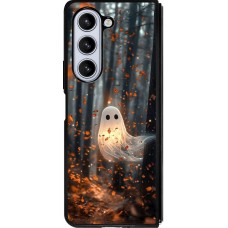 Samsung Galaxy Z Fold5 Case Hülle - Silikon schwarz Halloween 2025 Ghost in the forest