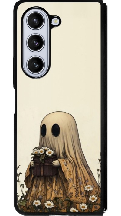 Samsung Galaxy Z Fold5 Case Hülle - Silikon schwarz Halloween 2025 Ghost gardener