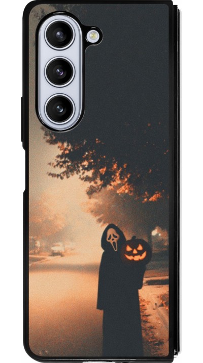 Samsung Galaxy Z Fold5 Case Hülle - Silikon schwarz Halloween 2025 Scream