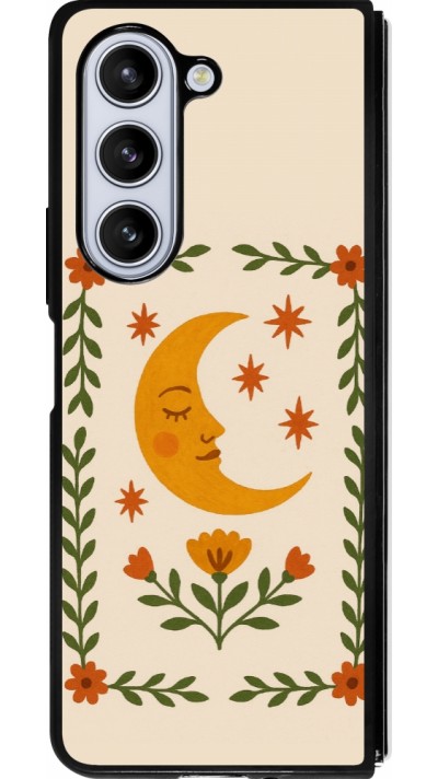 Samsung Galaxy Z Fold5 Case Hülle - Silikon schwarz Half moon stamp 2026