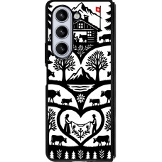Samsung Galaxy Z Fold5 Case Hülle - Silikon schwarz Poya Schweiz 2
