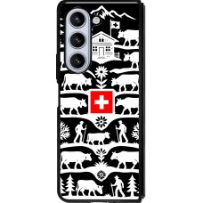 Samsung Galaxy Z Fold5 Case Hülle - Silikon schwarz Poya Schweiz 3 schwarz
