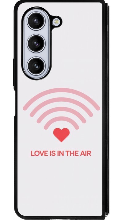 Samsung Galaxy Z Fold5 Case Hülle - Silikon schwarz Saint Valentines Day 26 Love is in the air