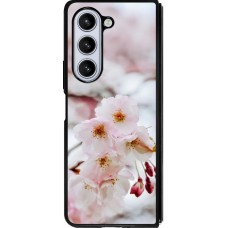 Samsung Galaxy Z Fold5 Case Hülle - Silikon schwarz Cherry tree 2026