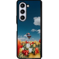 Samsung Galaxy Z Fold5 Case Hülle - Silikon schwarz Hot air balloon 2026
