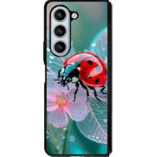 Samsung Galaxy Z Fold5 Case Hülle - Silikon schwarz Ladybird in bloom 2026
