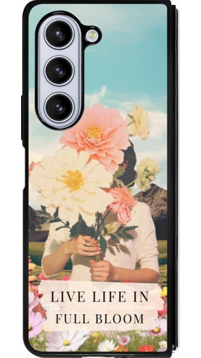 Samsung Galaxy Z Fold5 Case Hülle - Silikon schwarz Live life in full moon 2026