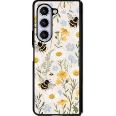 Samsung Galaxy Z Fold5 Case Hülle - Silikon schwarz Pattern bees 2026