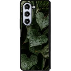 Samsung Galaxy Z Fold5 Case Hülle - Silikon schwarz Spring 23 fresh plants