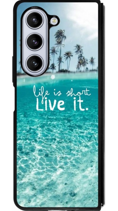 Samsung Galaxy Z Fold5 Case Hülle - Silikon schwarz Summer 18 24