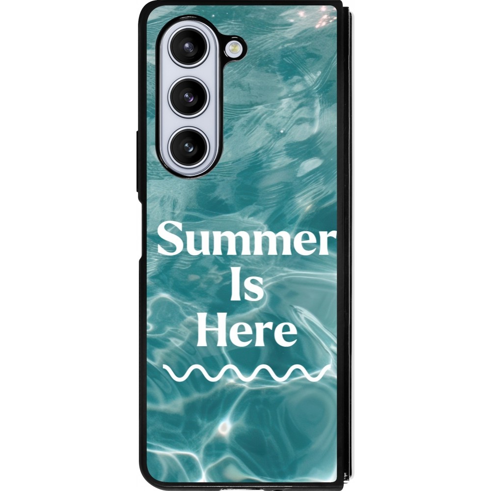 Samsung Galaxy Z Fold5 Case Hülle - Silikon schwarz Summer 2025 Summer is here