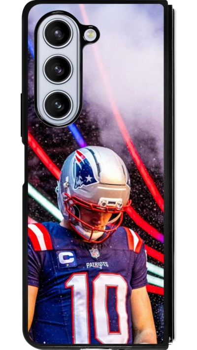 Samsung Galaxy Z Fold5 Case Hülle - Silikon schwarz Super Bowl 26 Patriots 3