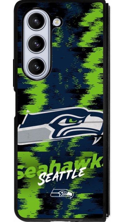 Samsung Galaxy Z Fold5 Case Hülle - Silikon schwarz Super Bowl 26 Seattle 2