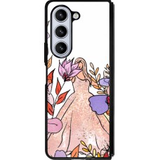 Samsung Galaxy Z Fold5 Case Hülle - Silikon schwarz Taylor Swift Sketch - White