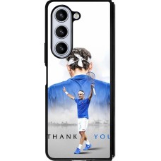 Samsung Galaxy Z Fold5 Case Hülle - Silikon schwarz Thank you Roger