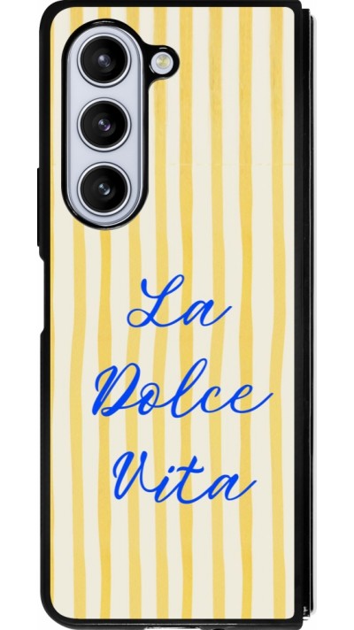 Samsung Galaxy Z Fold5 Case Hülle - Silikon schwarz The good life 2026