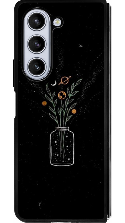 Samsung Galaxy Z Fold5 Case Hülle - Silikon schwarz Vase black