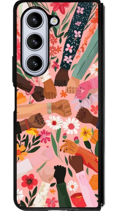 Samsung Galaxy Z Fold5 Case Hülle - Silikon schwarz Womens day 2026 8