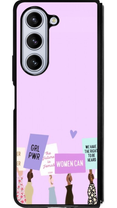 Samsung Galaxy Z Fold5 Case Hülle - Silikon schwarz Womens day 2026 9