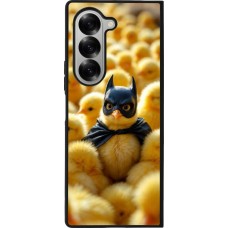 Samsung Galaxy Z Fold6 Case Hülle - Silikon schwarz Easter 2026 Chicken Batman