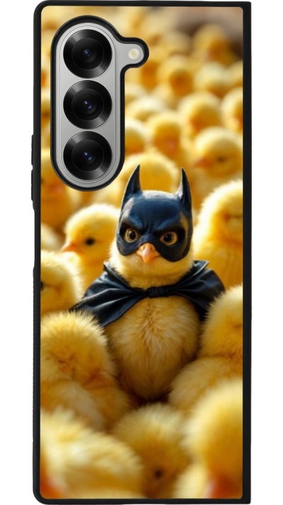 Samsung Galaxy Z Fold6 Case Hülle - Silikon schwarz Easter 2026 Chicken Batman