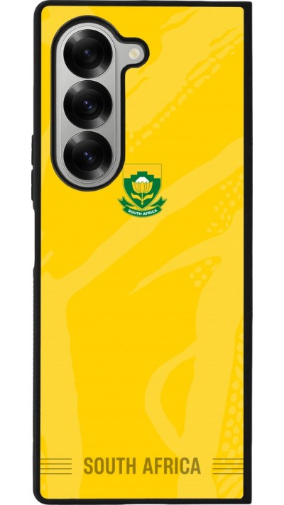Samsung Galaxy Z Fold6 Case Hülle - Silikon schwarz Südafrika 2026 personalisierbares Fussballtrikot