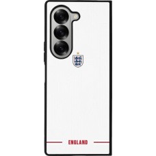 Samsung Galaxy Z Fold6 Case Hülle - Silikon schwarz England 2026 personalisierbares Fussballtrikot