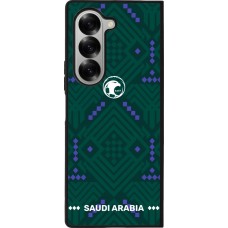 Samsung Galaxy Z Fold6 Case Hülle - Silikon schwarz Saudi Arabien 2026 personalisierbares Fussballtrikot