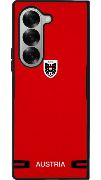 Samsung Galaxy Z Fold6 Case Hülle - Silikon schwarz O?sterreich 2026 personalisierbares Fussballtrikot