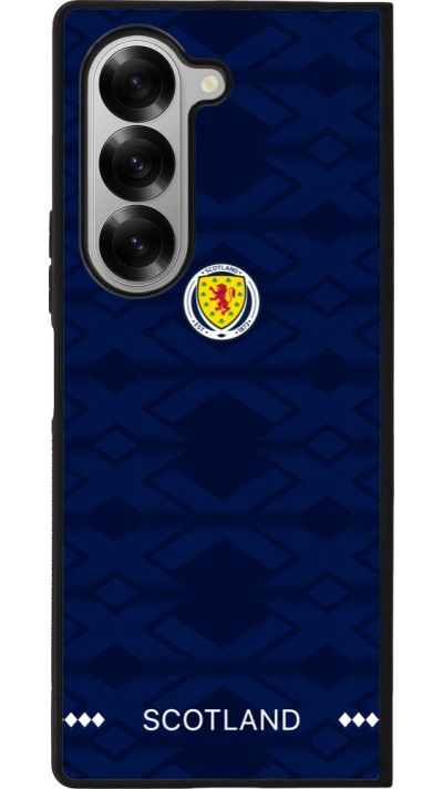 Samsung Galaxy Z Fold6 Case Hülle - Silikon schwarz Schottland 2026 personalisierbares Fussballtrikot