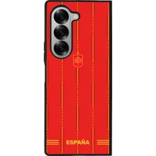 Samsung Galaxy Z Fold6 Case Hülle - Silikon schwarz Spanien 2026 personalisierbares Fussballtrikot