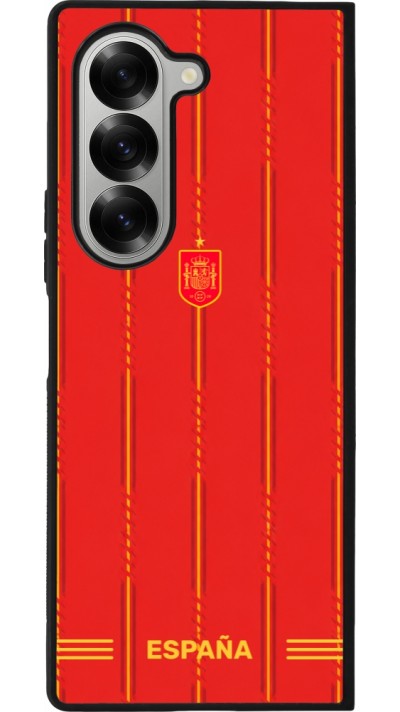 Samsung Galaxy Z Fold6 Case Hülle - Silikon schwarz Spanien 2026 personalisierbares Fussballtrikot