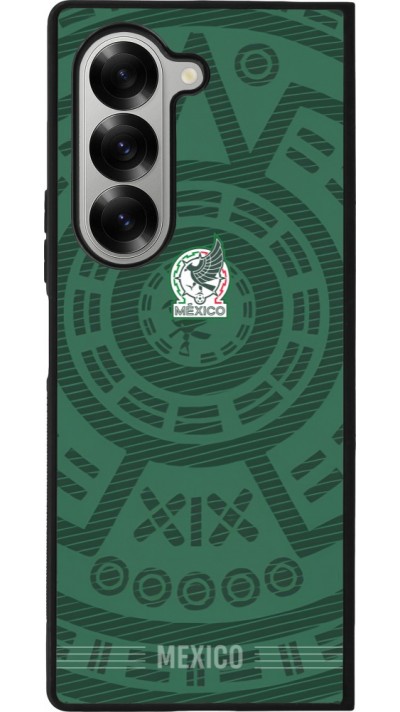 Samsung Galaxy Z Fold6 Case Hülle - Silikon schwarz Mexiko 2026 personalisierbares Fussballtrikot