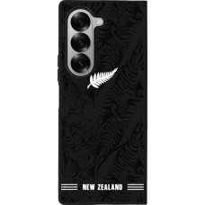 Samsung Galaxy Z Fold6 Case Hülle - Silikon schwarz Neuseeland 2026 personalisierbares Fussballtrikot