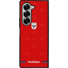 Samsung Galaxy Z Fold6 Case Hülle - Silikon schwarz Panama 2026 personalisierbares Fussballtrikot