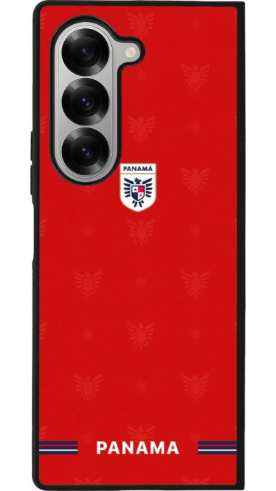Samsung Galaxy Z Fold6 Case Hülle - Silikon schwarz Panama 2026 personalisierbares Fussballtrikot