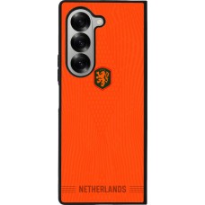 Samsung Galaxy Z Fold6 Case Hülle - Silikon schwarz Niederlande 2026 personalisierbares Fussballtrikot
